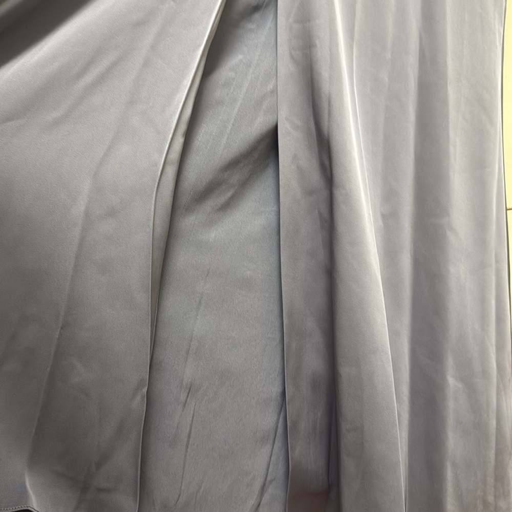 NWT | Sachin + Babi Satin Gabby Gown Cool Grey - Picture 11 of 11